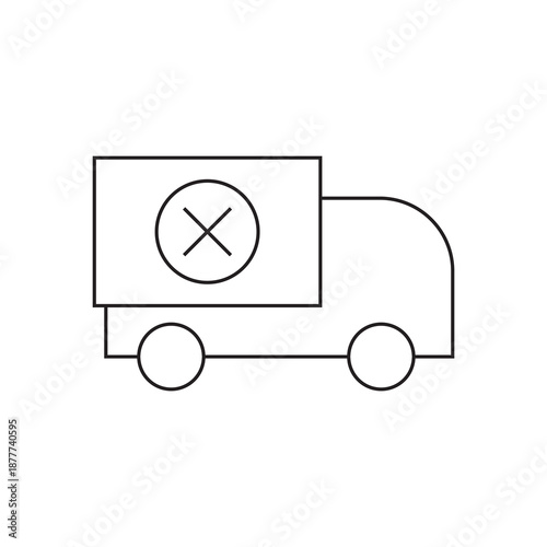Failed or Cancelled Shipment Crossmark Icon