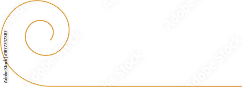 Aesthetic gold spiral. Outline thin gold spiral. Concentric circles. Golden geometric luxury shape. Metallic boho art deco element. Bohemian minimal liner style. Retro vintage art vector illustration.