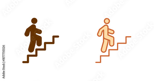 Career Ladder Icon Design