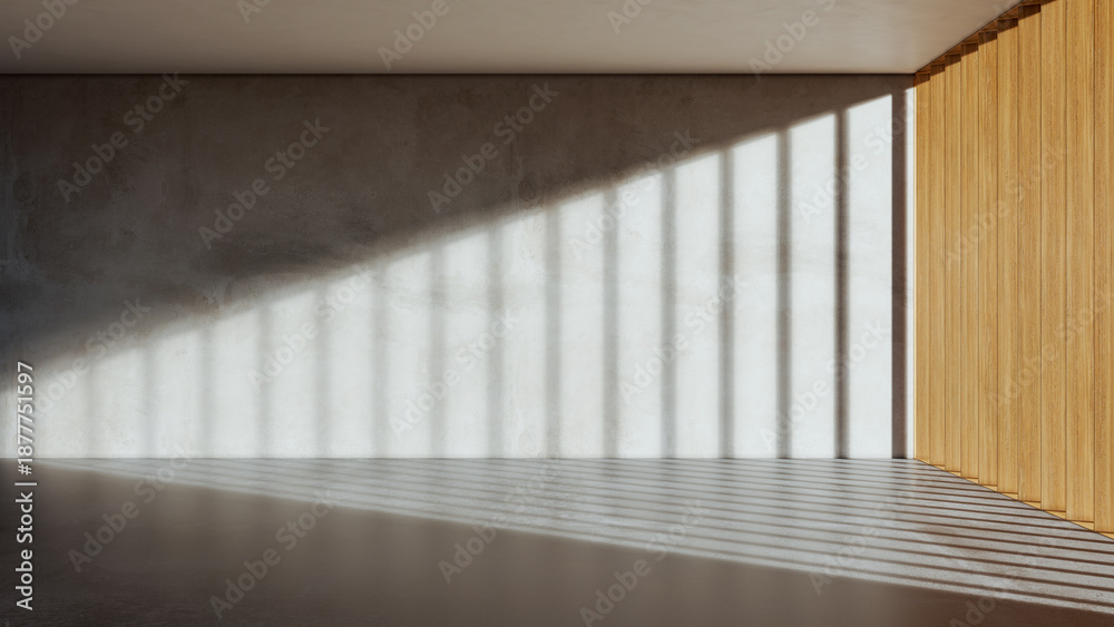 Naklejka premium Large luxury modern bright interiors Living room mockup illustration 3D rendering image