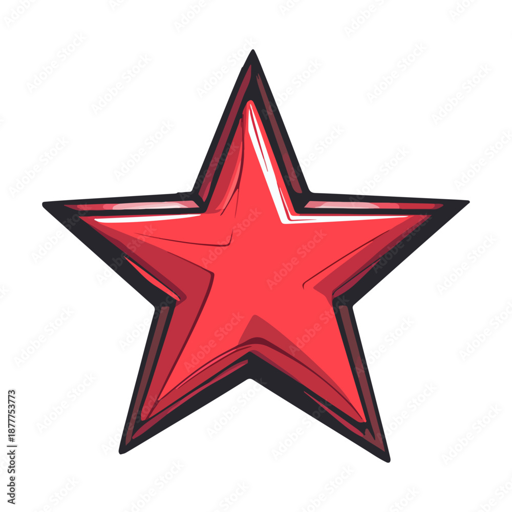 Fototapeta premium red star, labor day, festival, vector, transparent background, star, symbol, shape, icon, shiny, red, celebration, element, object, ornament, sign