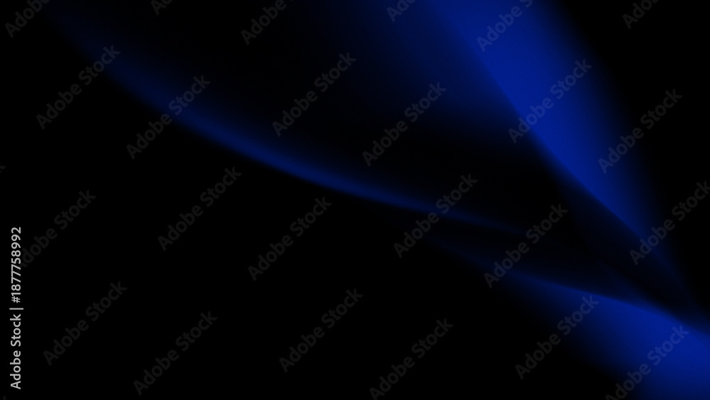 Fototapeta premium Modern blue gradient digital screen background with noise grain texture. 