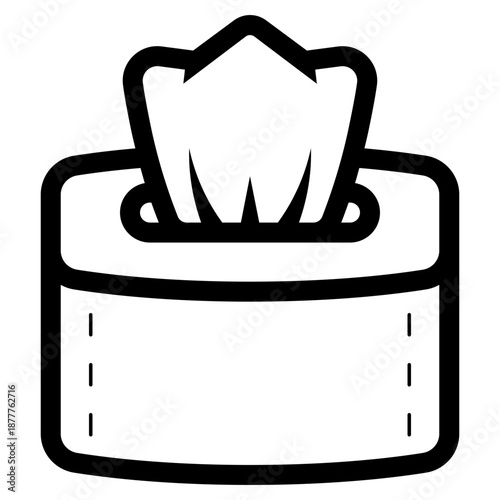 paper napkin tissue icon