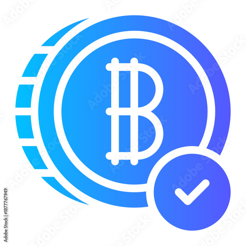 bitcoin gradient icon