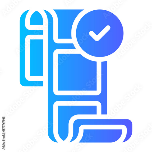 camera roll gradient icon