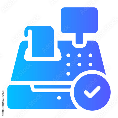 cashier gradient icon