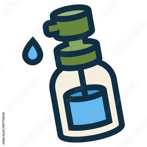intimate liquid cleanser soap icon