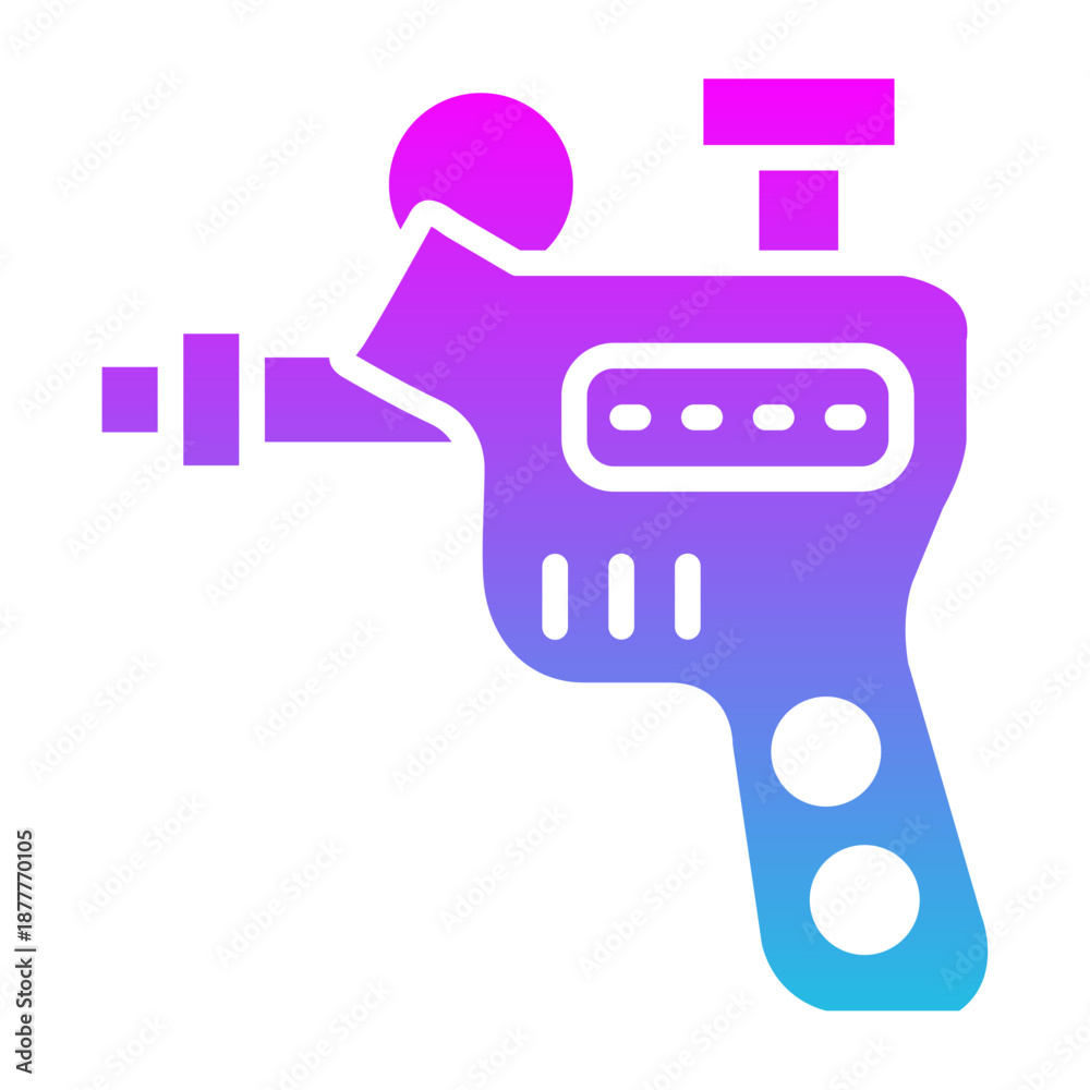 Obraz premium Lock Pick Gun Icon
