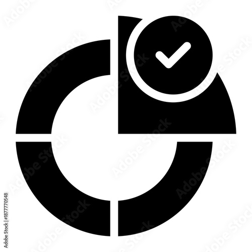 pie chart glyph icon