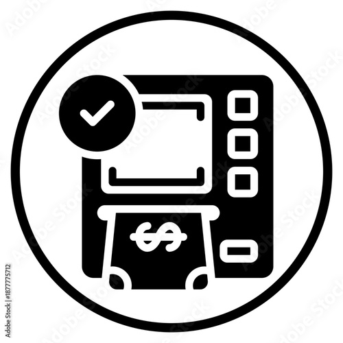 atm glyph icon
