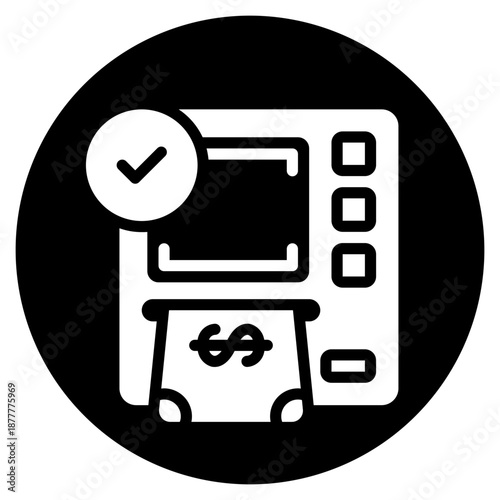 atm glyph icon
