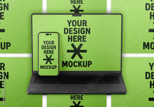 Laptop And Smartphone Mockup