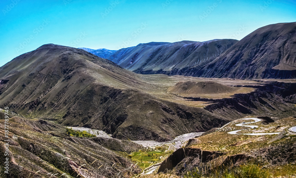 Obraz premium Landscape near Purmamarca, Jujuy Province, Argentina.