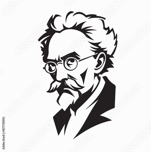 Professor logo Vector Images Isolated on White Background