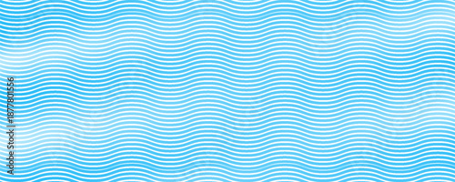 Seamless Wave Pattern, Hand drawn water sea vector background. Wavy beach print,Eps10