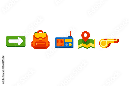 Camping and Outdoor Icons