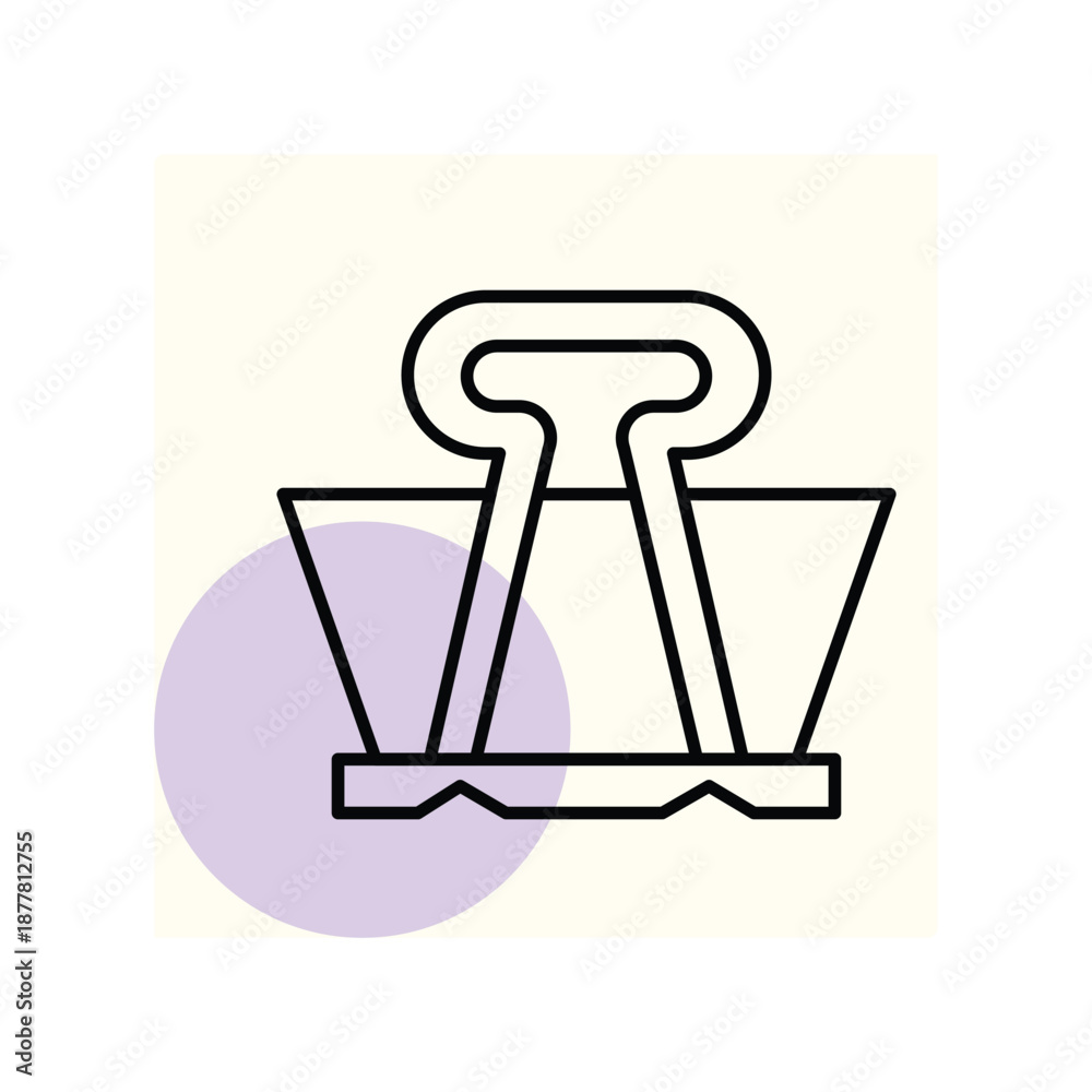 Obraz premium Paper Clip vector, pixel perfect, illustrator file 