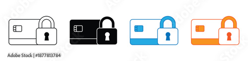 Secure Payment Online Transaction Flat Vector Icon