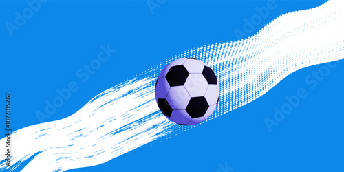 Gradient grunge texture background with white and blue halftone dots. Pop art football sport comic style vector illustration with dots. Grunge and dots vector.