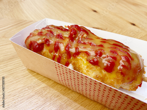 Wallpaper Mural チーズハットグ 韓国風アメリカンドッグ Torontodigital.ca