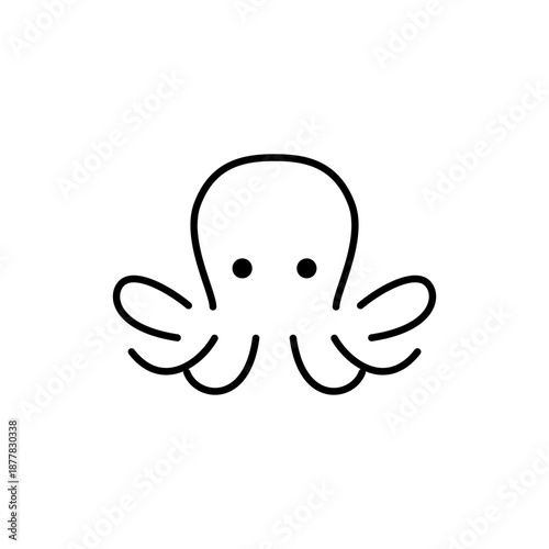 タコをモチーフにしたアイコン
