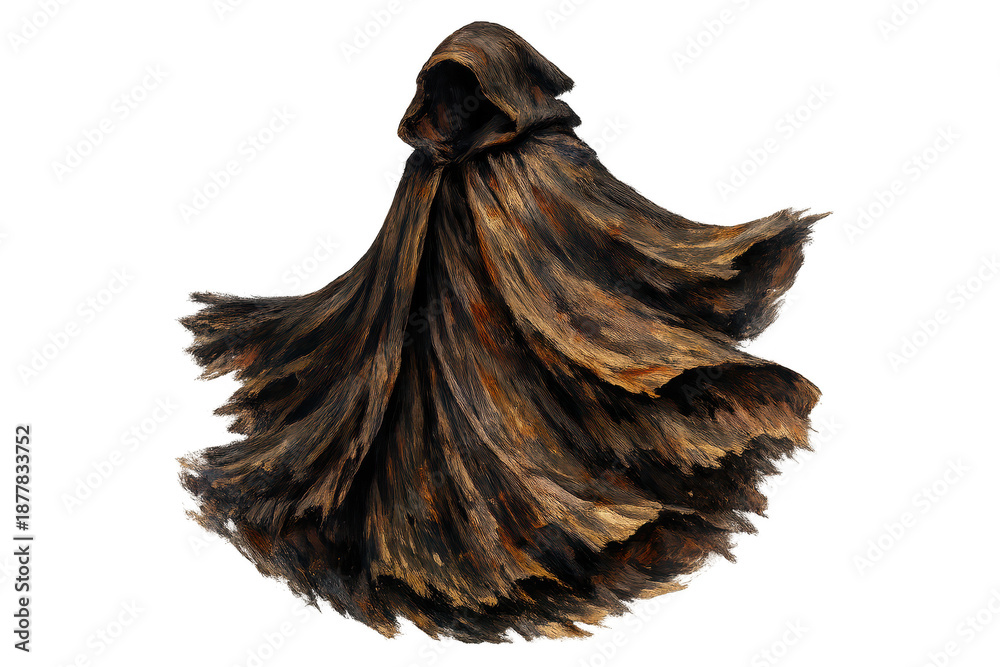 custom made wallpaper toronto digitalHooded cloak mysterious and dark on a transparent background artwork.