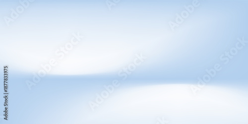 Blue studio room. Limbo light background. Abstract 3d backdrop for product presentation. Minimal wall scene.