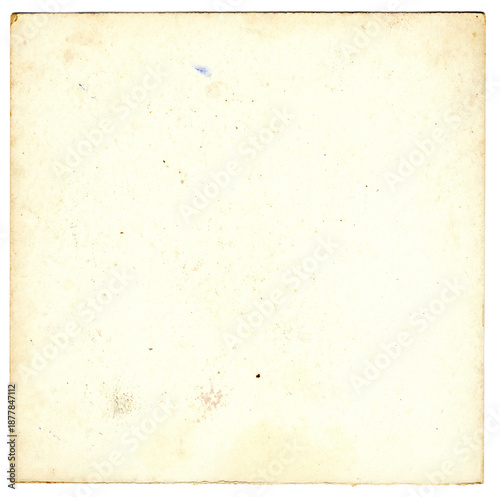 Alter Karton Rückseite fleckig und vergilbt mit Patina als Template oder Vorlage mit Textfreiraum