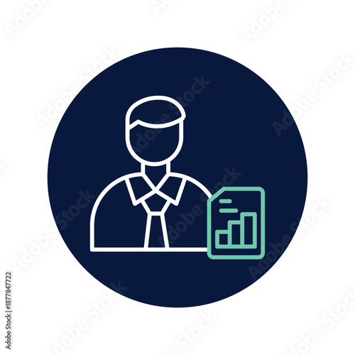Business Analytics vector, pixel perfect, illustrator file 
