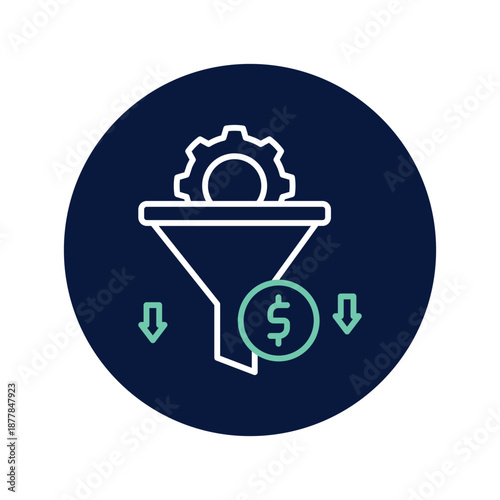 Conversion Rate vector, pixel perfect, illustrator file 
