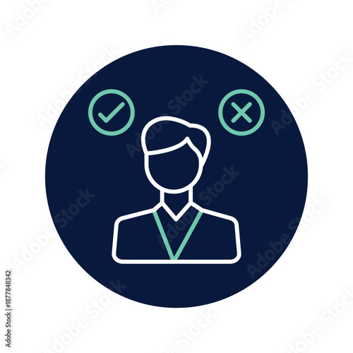 Decision Making vector, pixel perfect, illustrator file 
