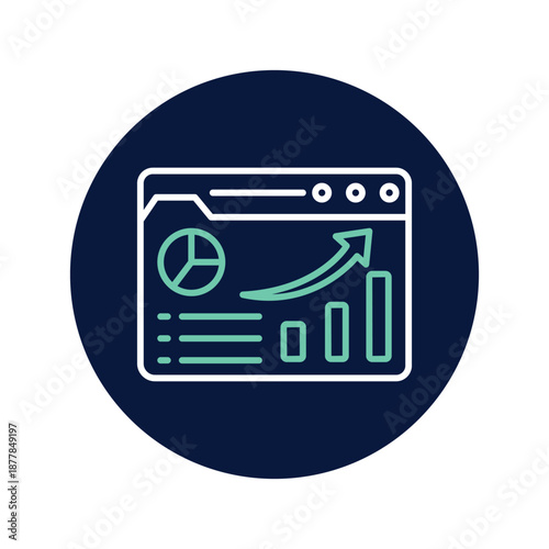 Web Analytics vector, pixel perfect, illustrator file 
