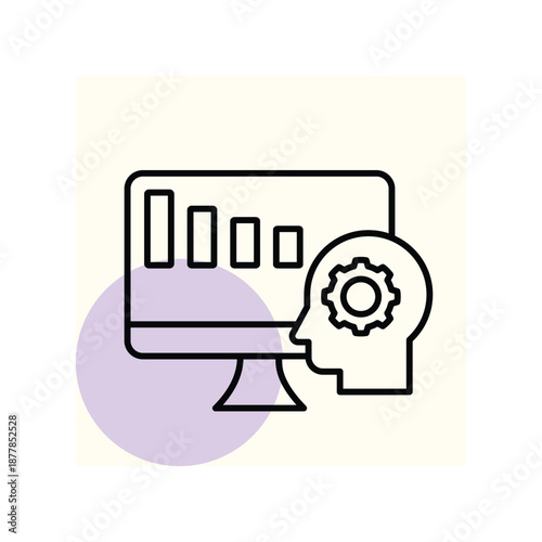 Business Intelligence vector, pixel perfect, illustrator file
