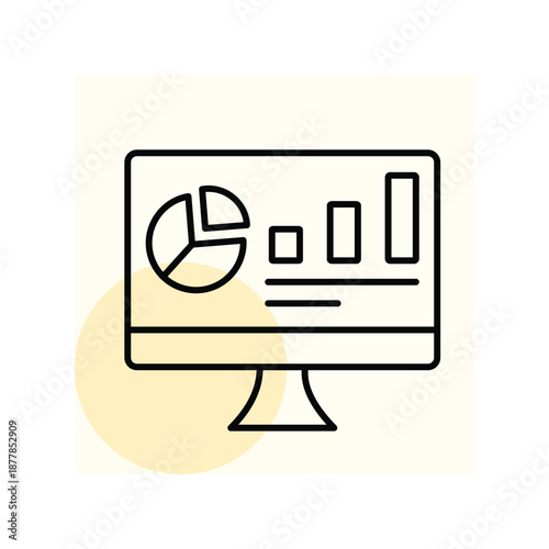 Data Visualization vector, pixel perfect, illustrator file 
