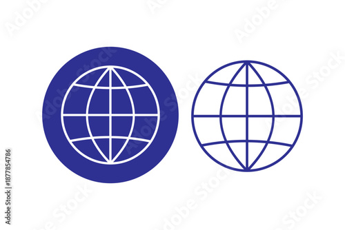 Web icon logo design. go to web sign and symbol. web click icon. Global search icon