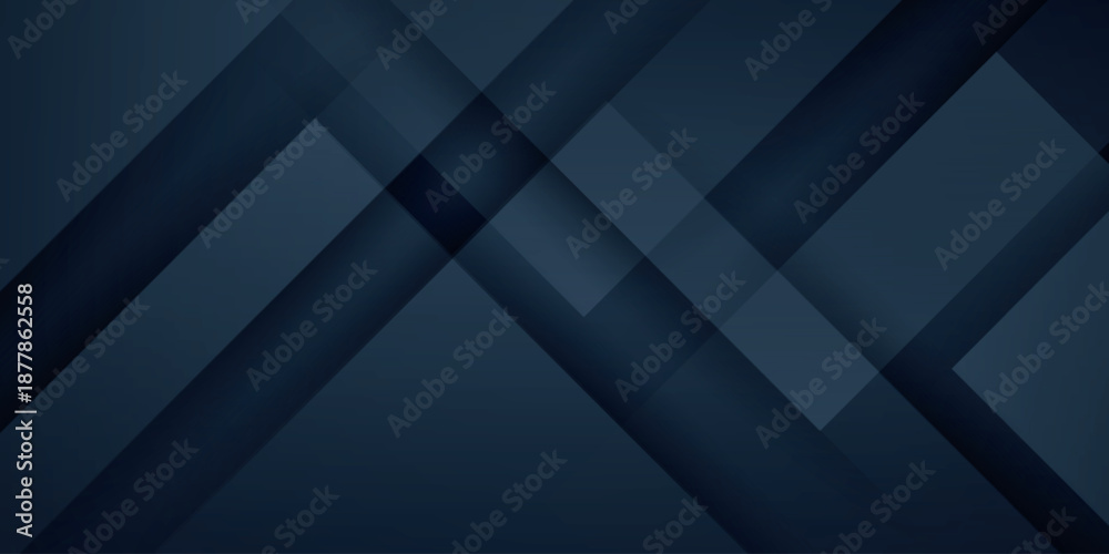 Obraz premium Dark blue and black gradient abstract background with overlapping triangle shapes. Modern and futuristic background concept with embossed scratch effect. Vector illustration VOL. 5