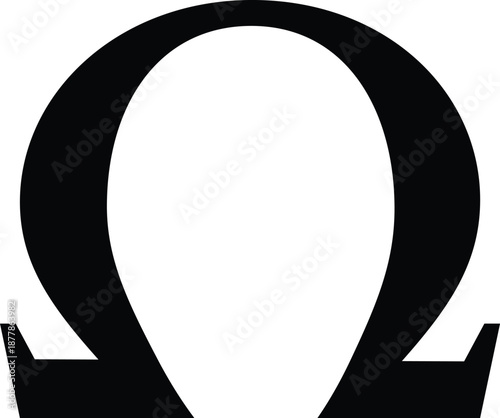 Logo Design Logo Omega Vector Alphabet, Greek, Omega, Symbols, Letter,