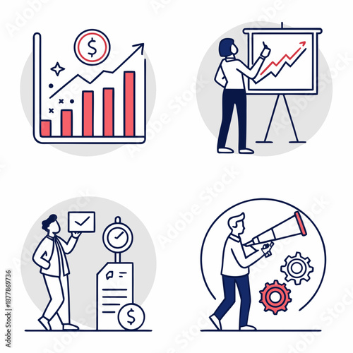 Business concepts illustration