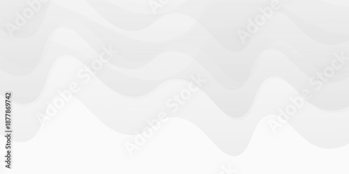 Abstract paper cut white background, white paper cut background abstract realistic papercut decoration textured  modern layout vector