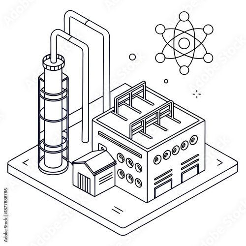 Future readiness concept for the chemical industry depicting adaptive technology and agile manufacturing systems for sustainable growth.