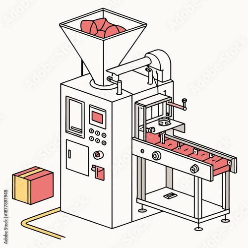 Vászonkép Industrial coffee roasting machine