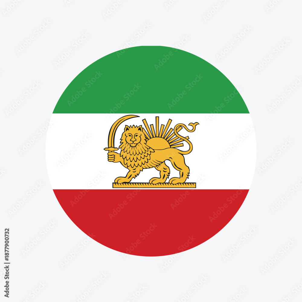 custom made wallpaper toronto digitalBackground emblem badge flag of Iran Persia. Lion and sun symbol 