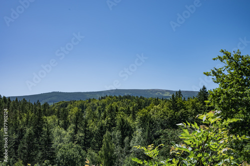 Szklarki Waterfall in Piechowice , Poland 01 July 2025, visiting the park with the Szklarki waterfall located in the forest.
