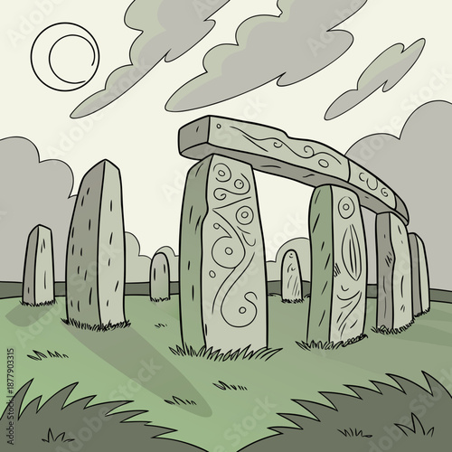 Stonehenge illustration