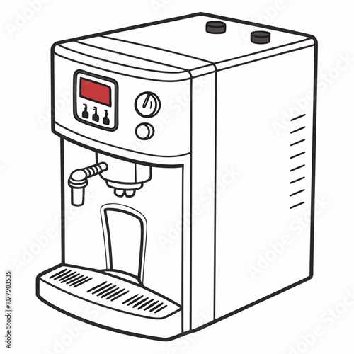 Modern espresso machine