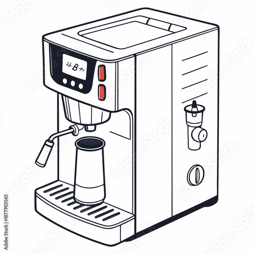 Modern espresso machine