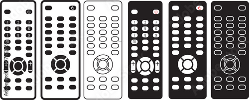 remote control icon. Television control by remote. Electronic device. Smart Remote Control Icon. Using tv control sign. Tv keypad business concept. Remote Control Icon Outline Vector Illustration