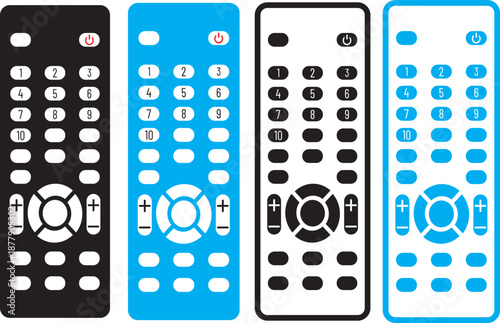remote control icon. Television control by remote. Electronic device. Smart Remote Control Icon. Using tv control sign. Tv keypad business concept. Remote Control Icon Outline Vector Illustration