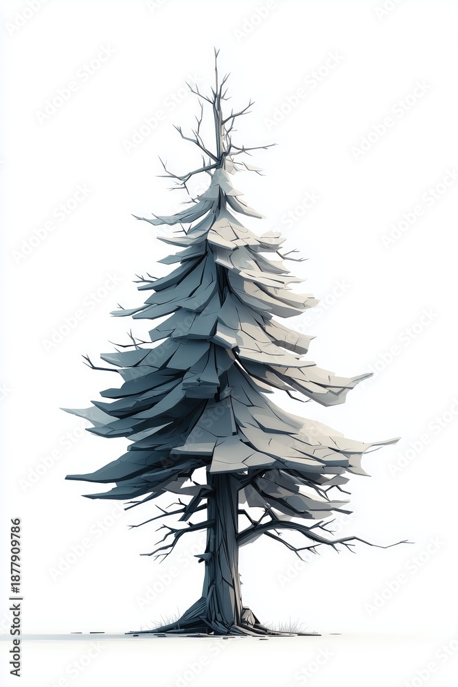 Fototapeta premium tree game 3d render