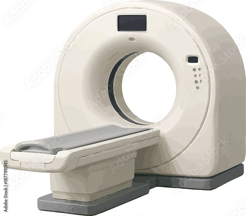 Realistic CT Scan Machine